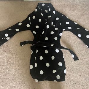 Victoria Secret Robe. Polka Dots. Size Small/Medium